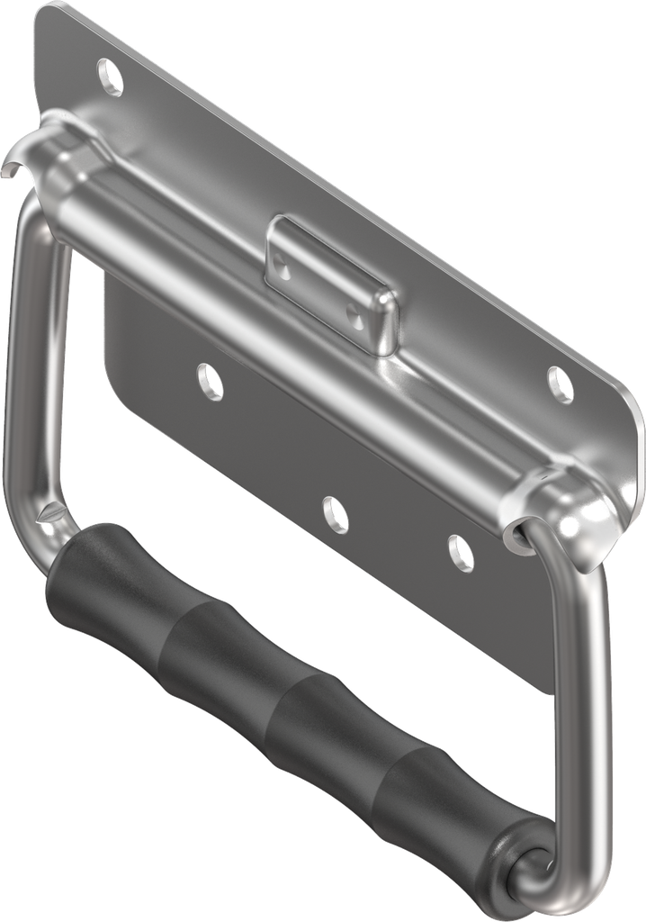 Chest handle without leaf spring, Stainless steel AISI 304