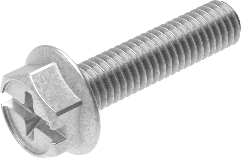 Locking screw M6 x 25, Steel zinc-plated