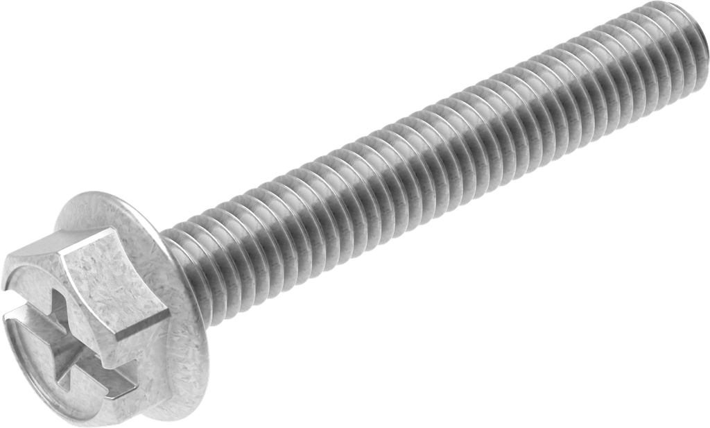 Locking screw M6 x 40, Steel zinc-plated