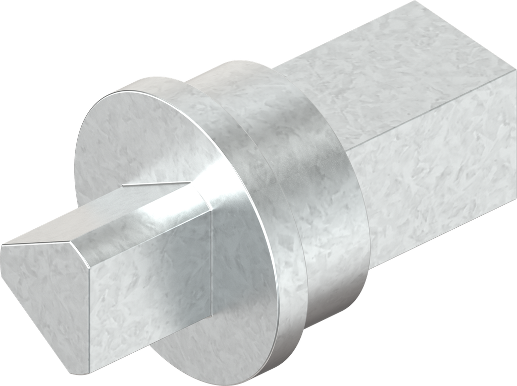 Insert triangular 7, Zinc die zinc-plated