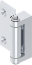 180° Hinge, Zinc die chrome-plated