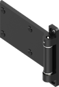 180° 2D Hinge, Zinc die black powder-coated