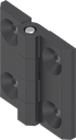 180° Hinge, Polyamide GF black