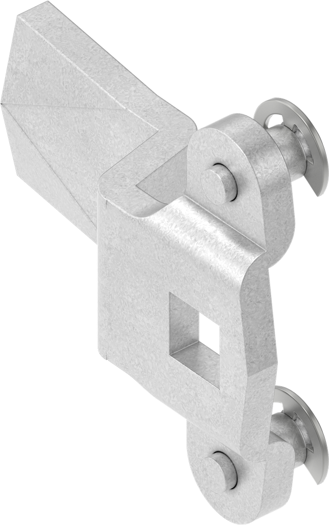 3-point cam, Steel zinc-plated