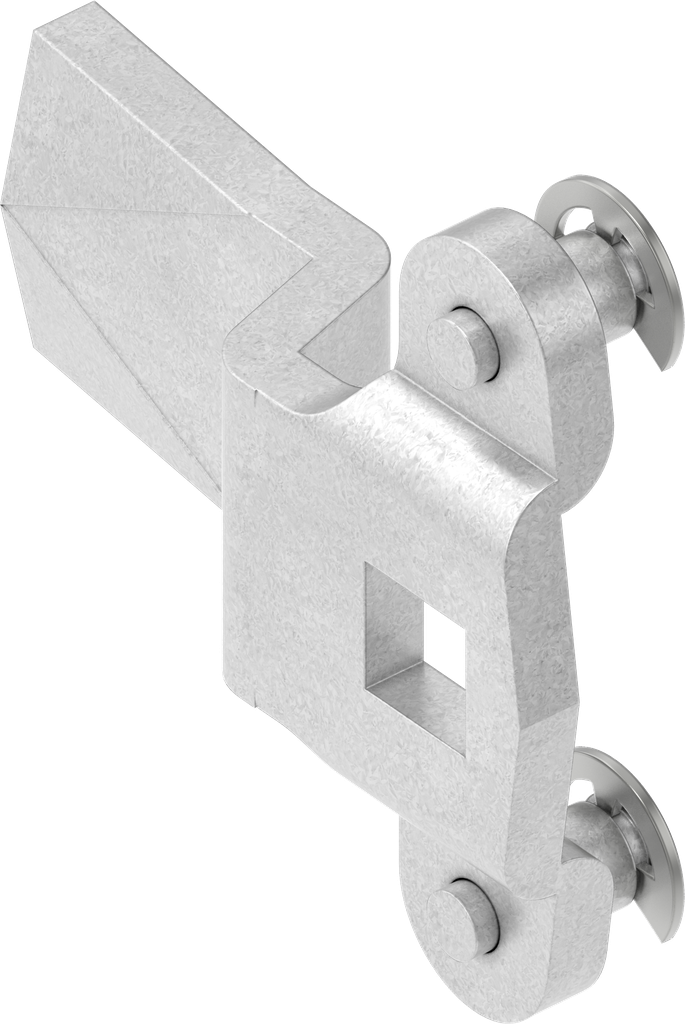 3-point cam, Steel zinc-plated