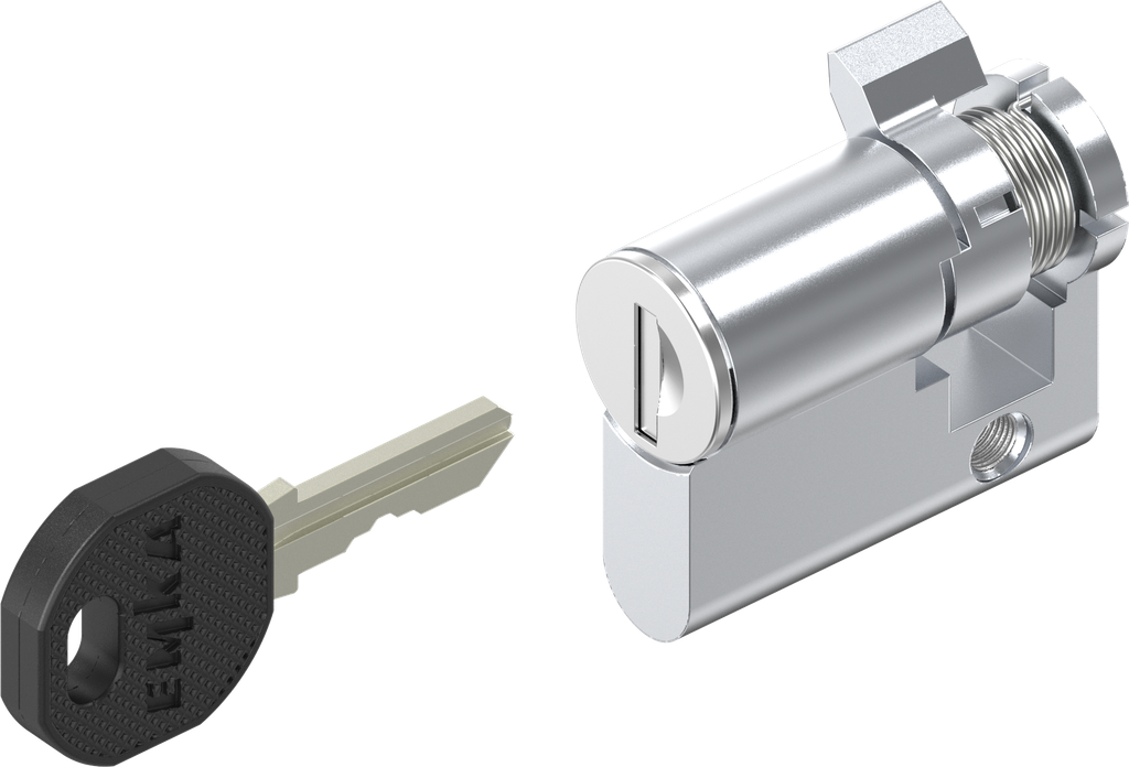 Profile half cylinder with round cylinder keyed EK 333, Zinc die