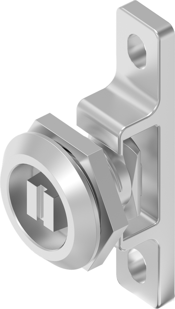 Quarter turn version railway with marking for outside the seal, Stainless steel AISI 303