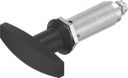 T-handle quarter turn, non-keyed, Zinc die black powder-coated