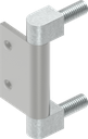 180° Hinge, Steel zinc-plated and raw