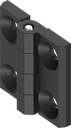 180° Hinge, Zinc die black powder-coated